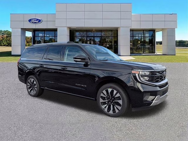 2025 Black Metallic Ford Expedition Max Platinum 4X4 SUV