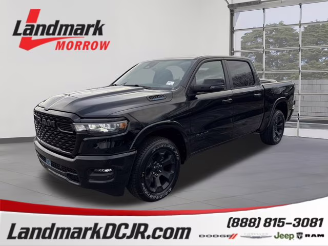 2026 Diamond Black Crystal Pearlcoat Ram 1500 Big Horn RWD Truck