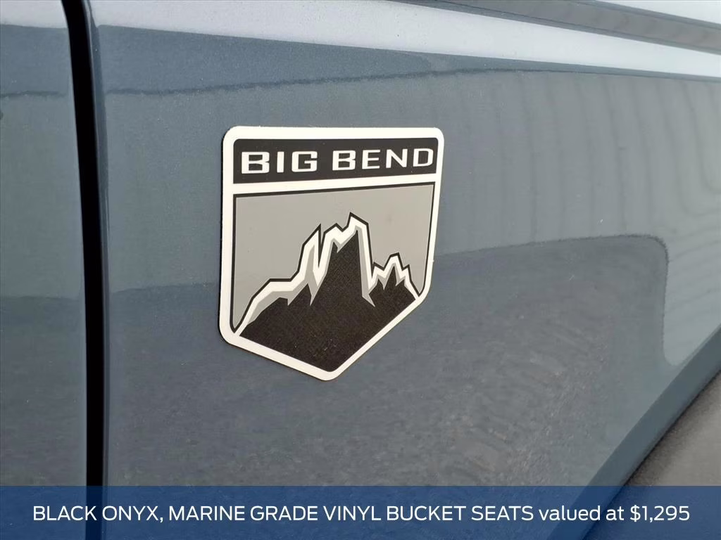 2025 Azure Gray Metallic Ford Bronco Big Bend 4X4 SUV