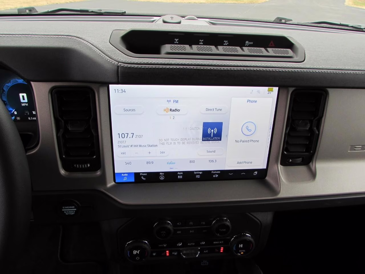 2025 Azure Gray Metallic Tri-Coat Ford Bronco Outer Banks 4X4 SUV