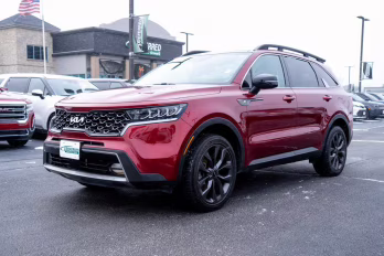 2022 Passion Red Tintcoat Kia Sorento X-Line EX AWD SUV