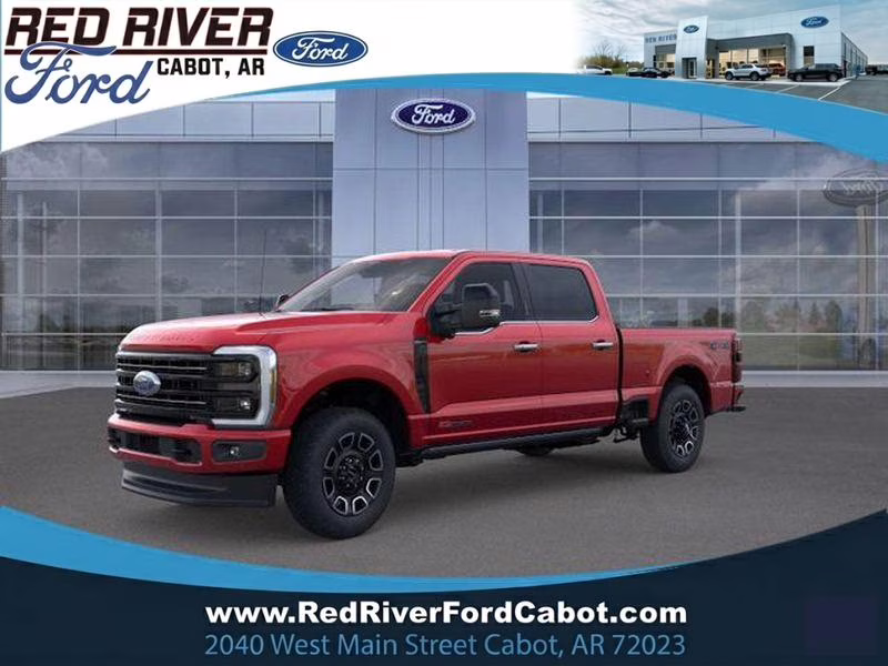 2026 Ruby Red Metallic Tinted Clearcoat Ford Super Duty F-250 SRW Platinum 4X4 Truck