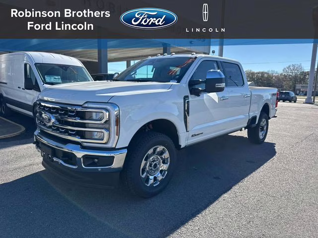 2026 White Metallic Ford Super Duty F-350 SRW Lariat 4X4 Truck