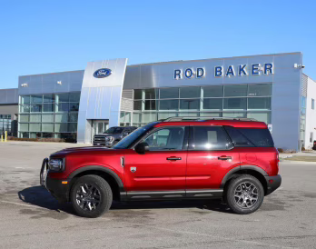 2025 Ruby Red Metallic Tinted Clearcoat Ford Bronco Sport Big Bend 4X4 SUV