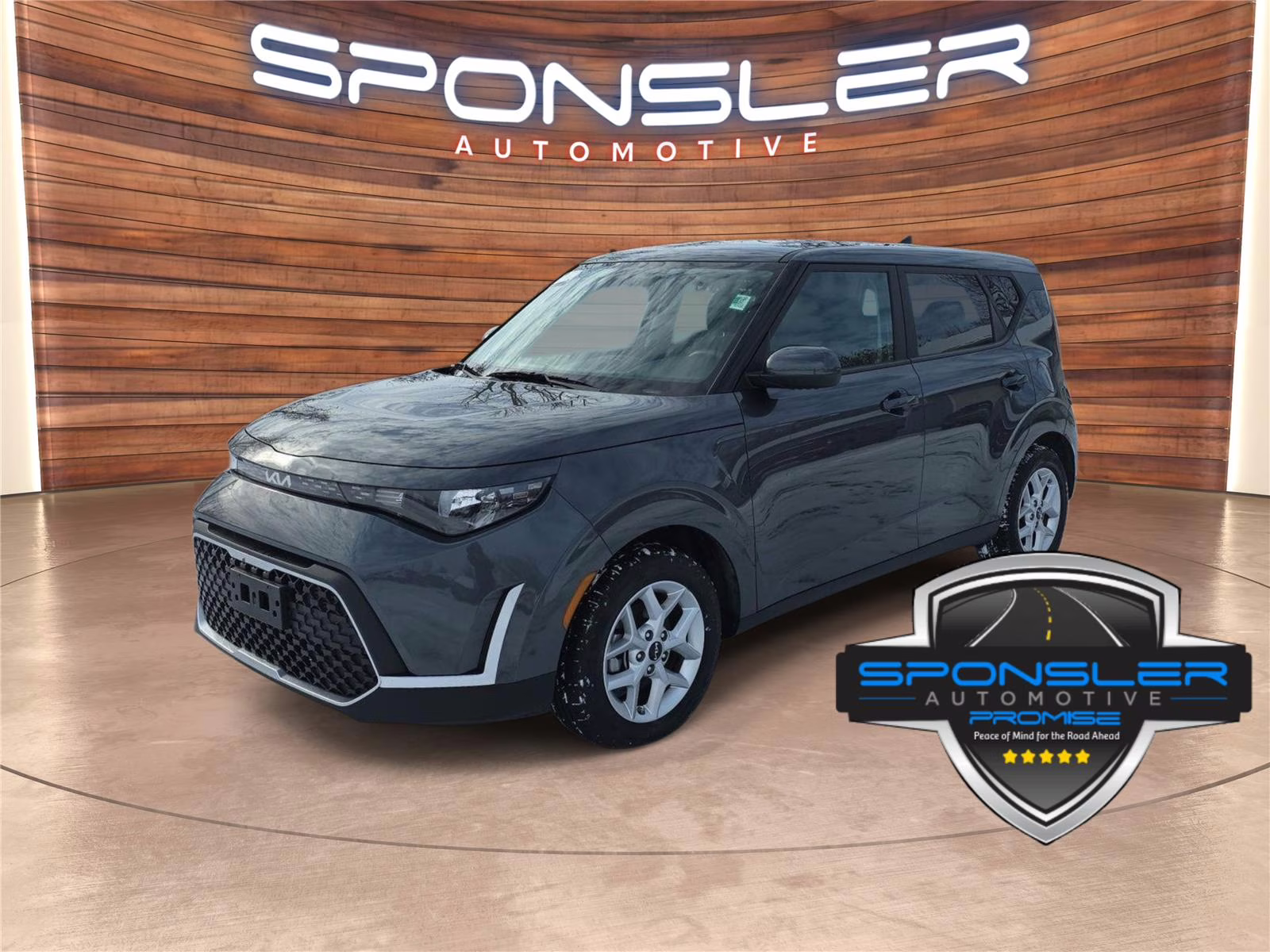 2023 Gravity Gray Kia Soul LX FWD Hatchback