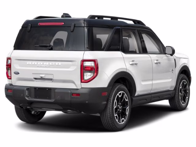 2025 Oxford White Ford Bronco Sport Outer Banks 4X4 SUV
