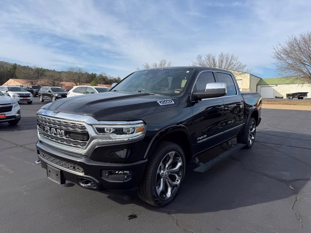 2023 Diamond Black Crystal Pearlcoat Ram 1500 Limited 4X4 Truck