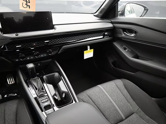 2025 Platinum White Pearl Honda Accord Hybrid Sport FWD Sedan