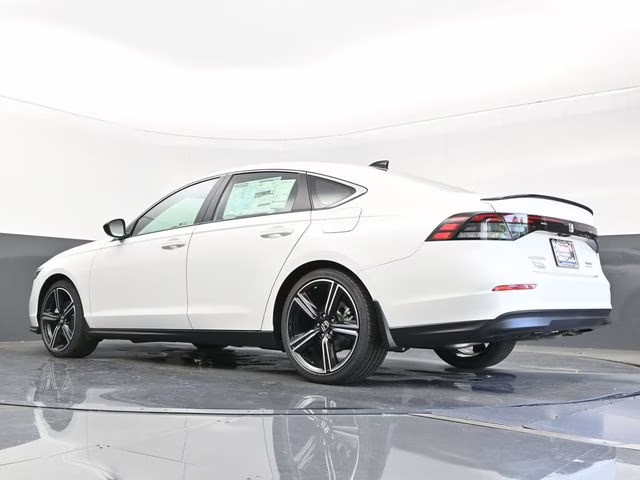2025 Platinum White Pearl Honda Accord Hybrid Sport FWD Sedan