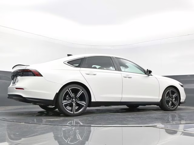 2025 Platinum White Pearl Honda Accord Hybrid Sport FWD Sedan