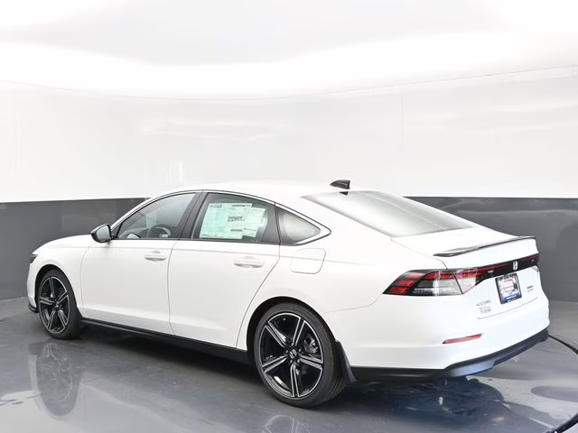 2025 Platinum White Pearl Honda Accord Hybrid Sport FWD Sedan