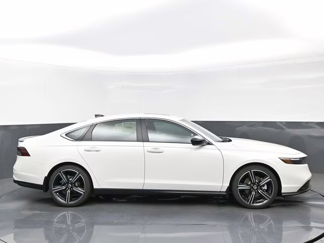 2025 Platinum White Pearl Honda Accord Hybrid Sport FWD Sedan