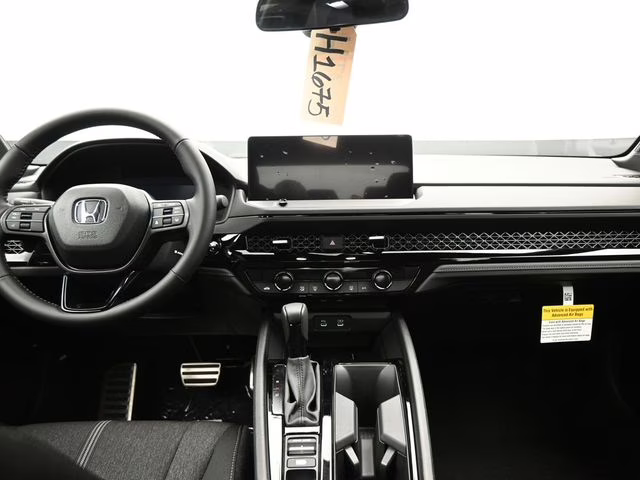 2025 Platinum White Pearl Honda Accord Hybrid Sport FWD Sedan