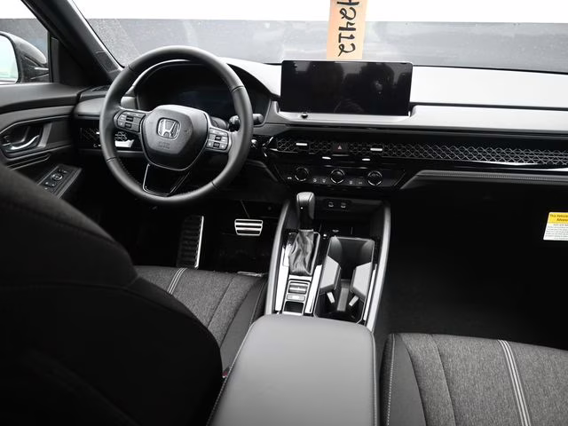 2025 Radiant Red Metallic Honda Accord Hybrid Sport FWD Sedan