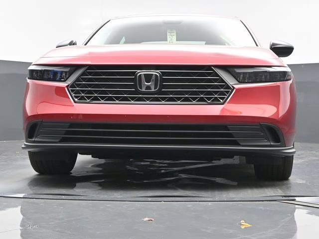 2025 Radiant Red Metallic Honda Accord Hybrid Sport FWD Sedan