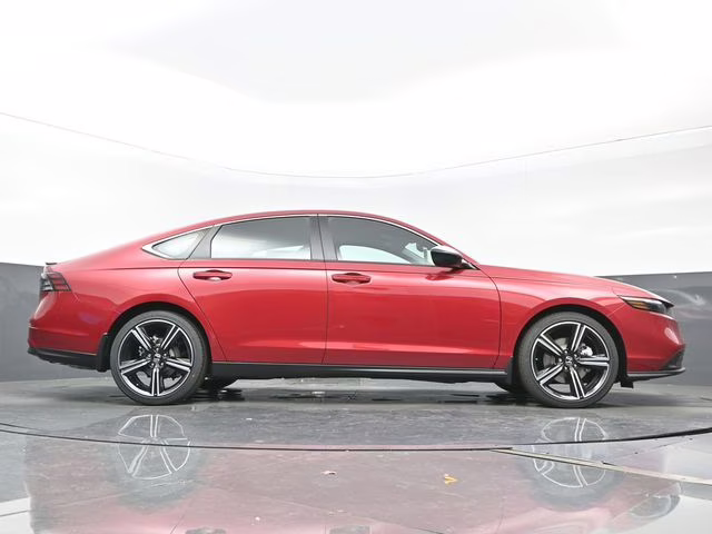 2025 Radiant Red Metallic Honda Accord Hybrid Sport FWD Sedan