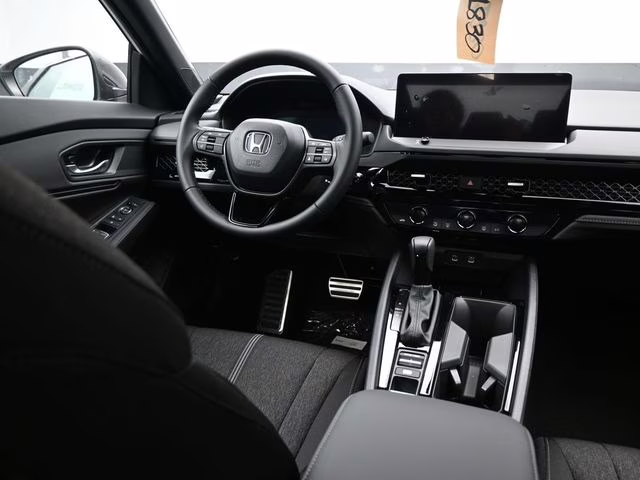 2025 Platinum White Pearl Honda Accord Hybrid Sport FWD Sedan