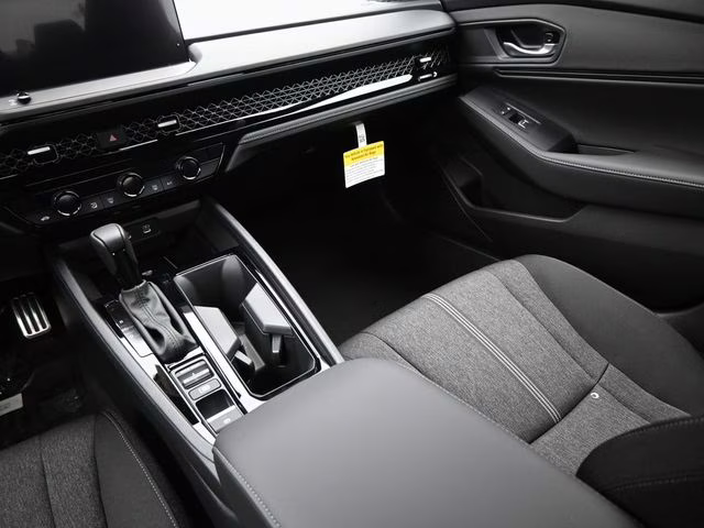 2025 Platinum White Pearl Honda Accord Hybrid Sport FWD Sedan