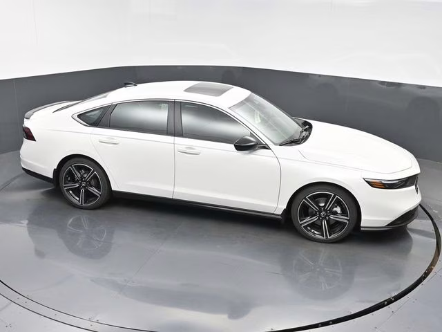 2025 Platinum White Pearl Honda Accord Hybrid Sport FWD Sedan