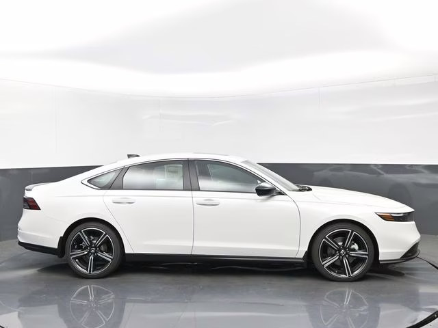 2025 Platinum White Pearl Honda Accord Hybrid Sport FWD Sedan