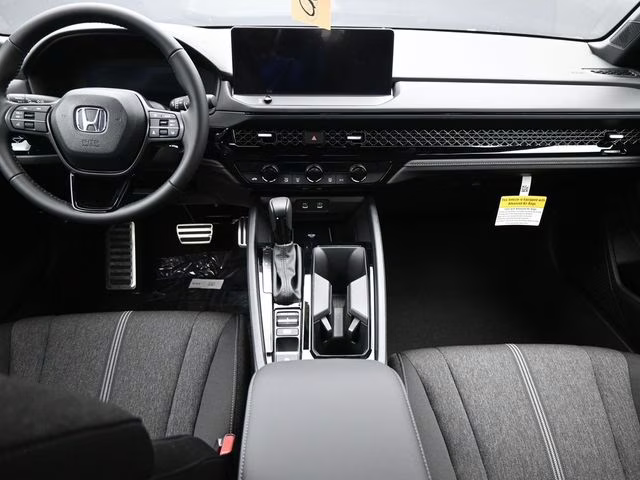 2025 Platinum White Pearl Honda Accord Hybrid Sport FWD Sedan