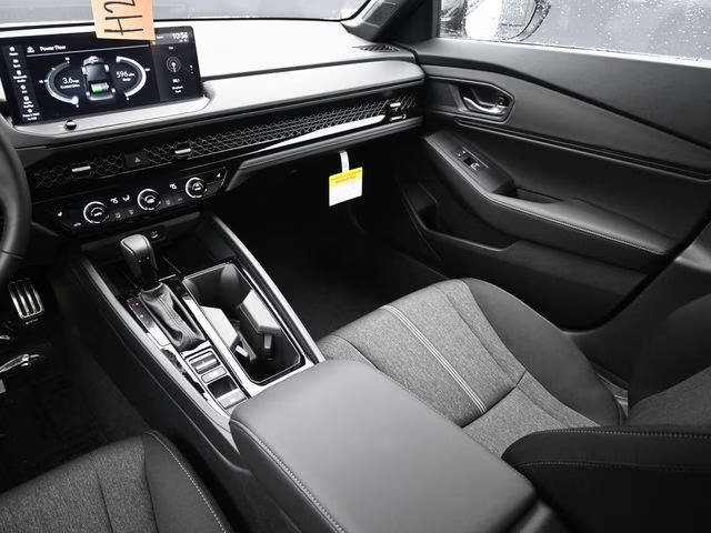 2025 Platinum White Pearl Honda Accord Hybrid Sport FWD Sedan