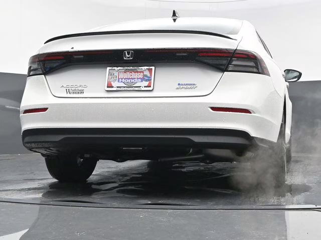 2025 Platinum White Pearl Honda Accord Hybrid Sport FWD Sedan