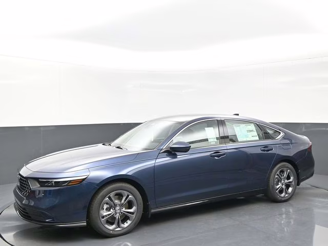 2025 Canyon River Blue Metallic Honda Accord Hybrid EX-L FWD Sedan