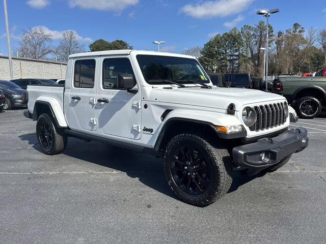 2025 Bright White Clearcoat Jeep Gladiator Nighthawk 4X4 Truck