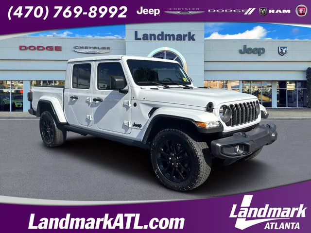 2025 Bright White Clearcoat Jeep Gladiator Nighthawk 4X4 Truck