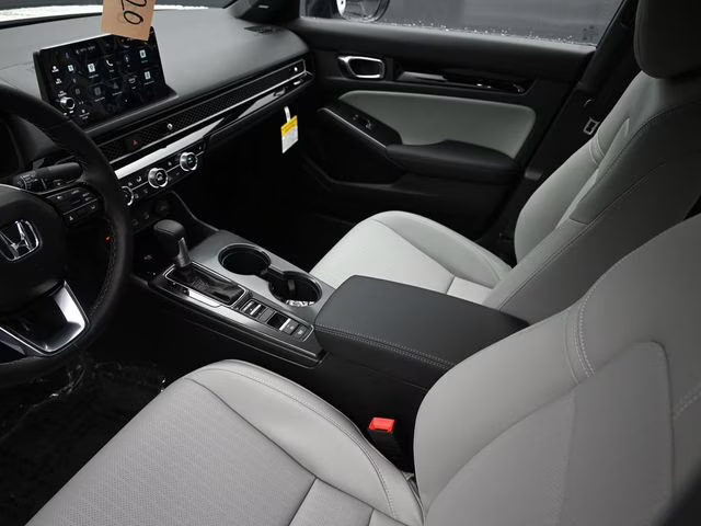 2026 Platinum White Pearl Honda Civic Hybrid Sport Touring FWD Sedan