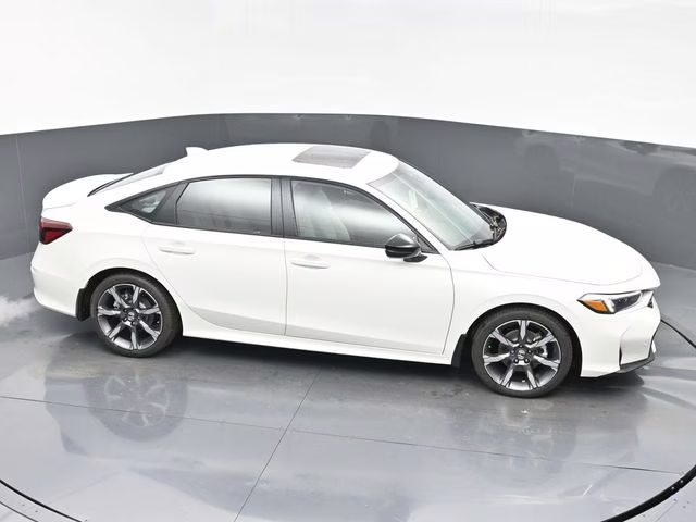 2026 Platinum White Pearl Honda Civic Hybrid Sport Touring FWD Sedan