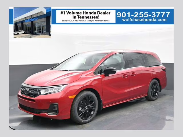 2026 Radiant Red Metallic II Honda Odyssey Sport-L FWD Van