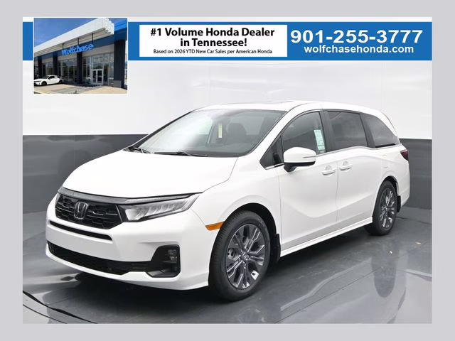 2026 Platinum White Pearl Honda Odyssey Touring FWD Van