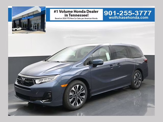 2026 Smoke Blue Pearl Honda Odyssey Elite FWD Van