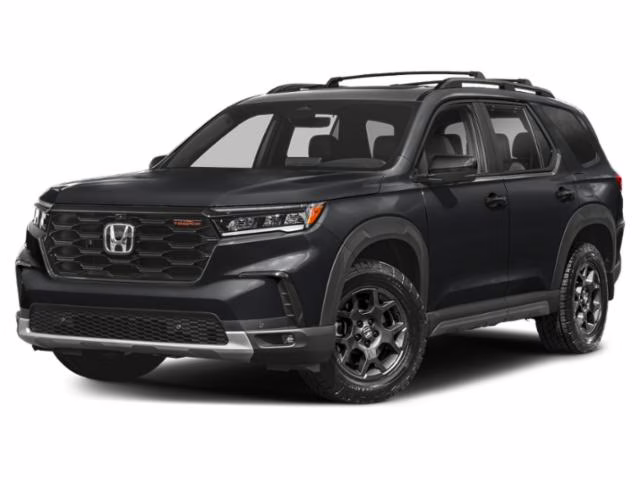 2025 Crystal Black Pearl Honda Pilot TrailSport AWD SUV