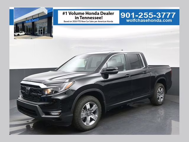 2026 Crystal Black Pearl Honda Ridgeline RTL AWD Truck
