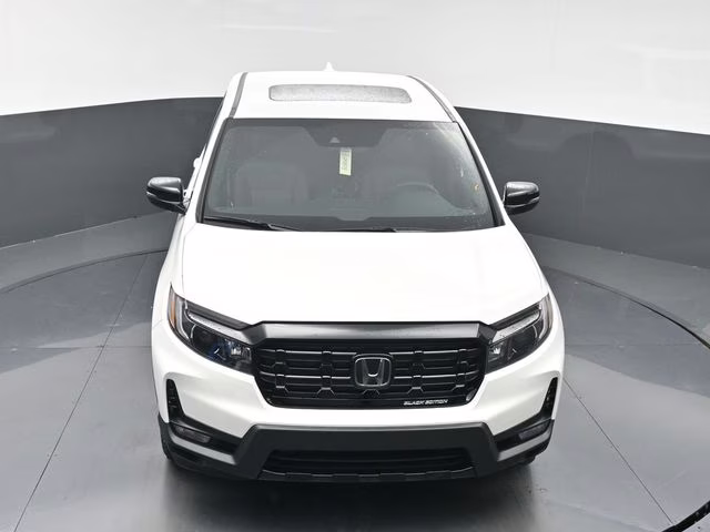 2026 Platinum White Pearl Honda Ridgeline Black Edition AWD Truck