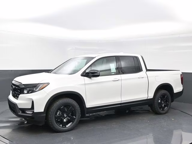 2026 Platinum White Pearl Honda Ridgeline Black Edition AWD Truck