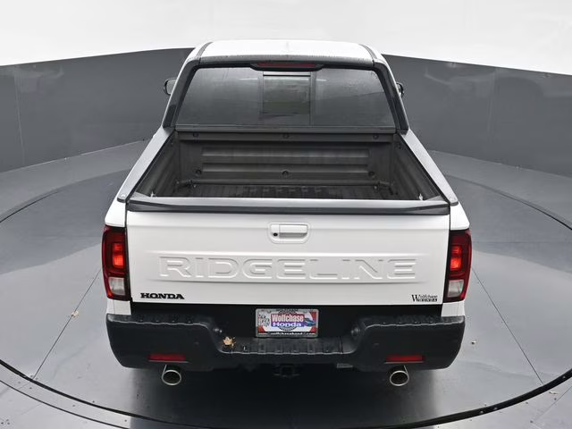 2026 Platinum White Pearl Honda Ridgeline Black Edition AWD Truck