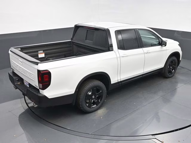 2026 Platinum White Pearl Honda Ridgeline Black Edition AWD Truck