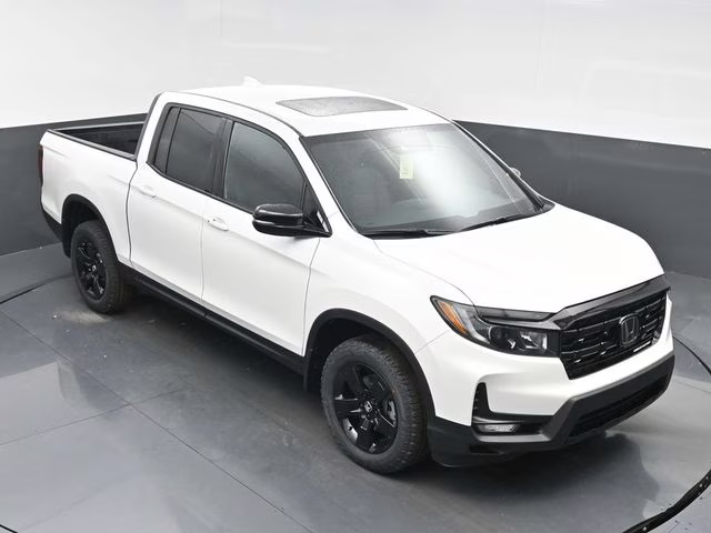 2026 Platinum White Pearl Honda Ridgeline Black Edition AWD Truck