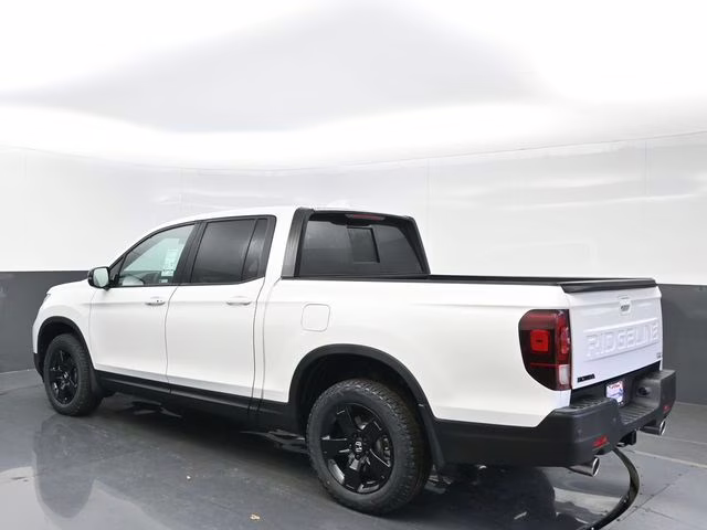 2026 Platinum White Pearl Honda Ridgeline Black Edition AWD Truck