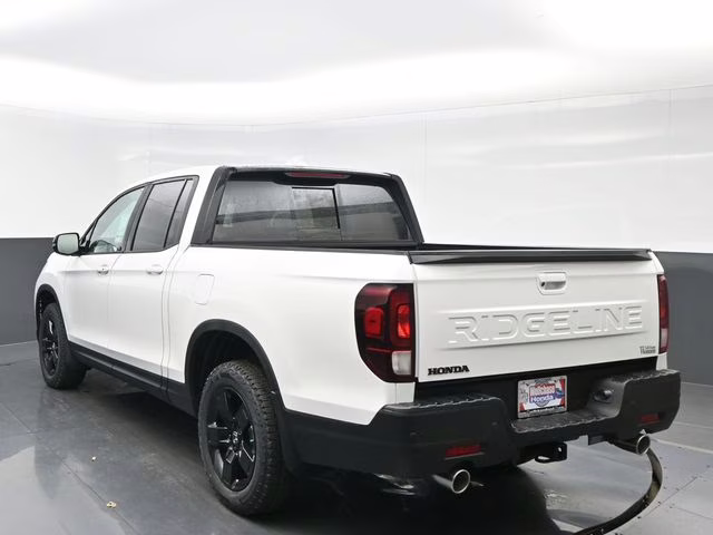 2026 Platinum White Pearl Honda Ridgeline Black Edition AWD Truck