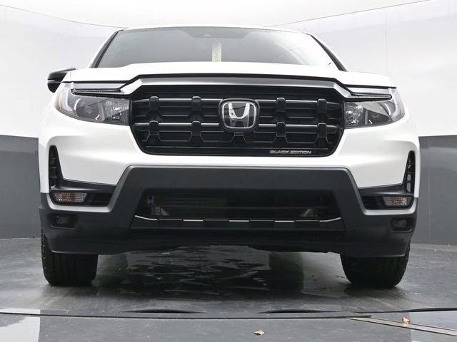 2026 Platinum White Pearl Honda Ridgeline Black Edition AWD Truck