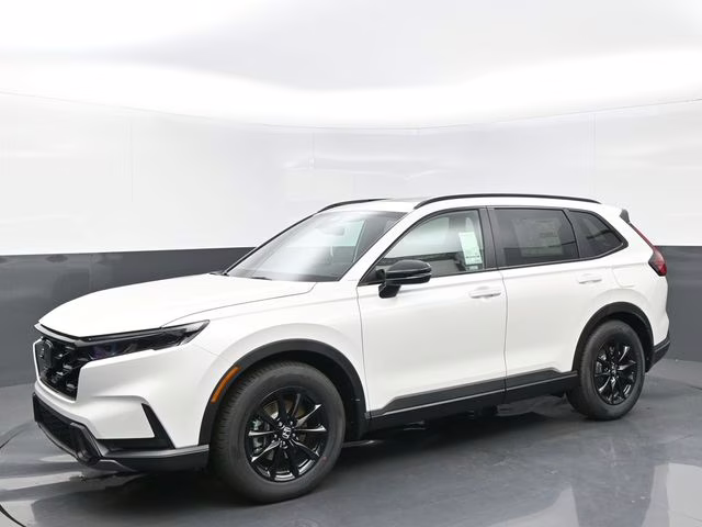 2026 Platinum White Pearl Honda CR-V Hybrid Sport-L FWD SUV