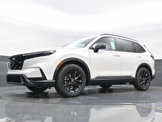 2026 Platinum White Pearl Honda CR-V Hybrid Sport-L FWD SUV