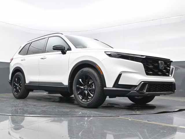 2026 Platinum White Pearl Honda CR-V Hybrid Sport-L FWD SUV