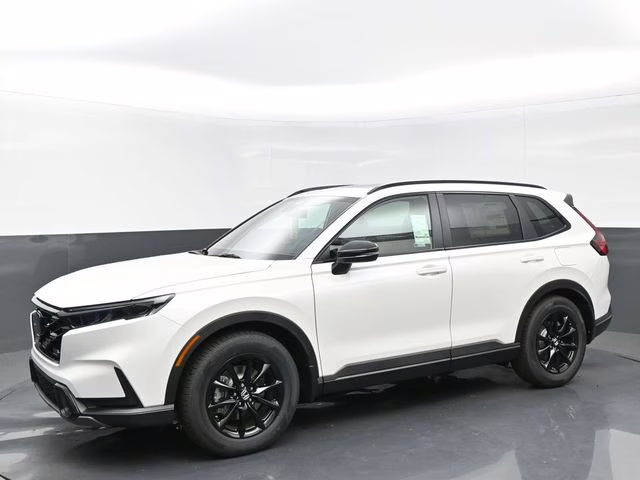 2026 Platinum White Pearl Honda CR-V Hybrid Sport-L FWD SUV