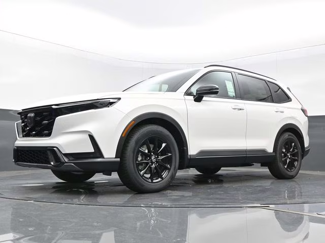 2026 Platinum White Pearl Honda CR-V Hybrid Sport-L FWD SUV